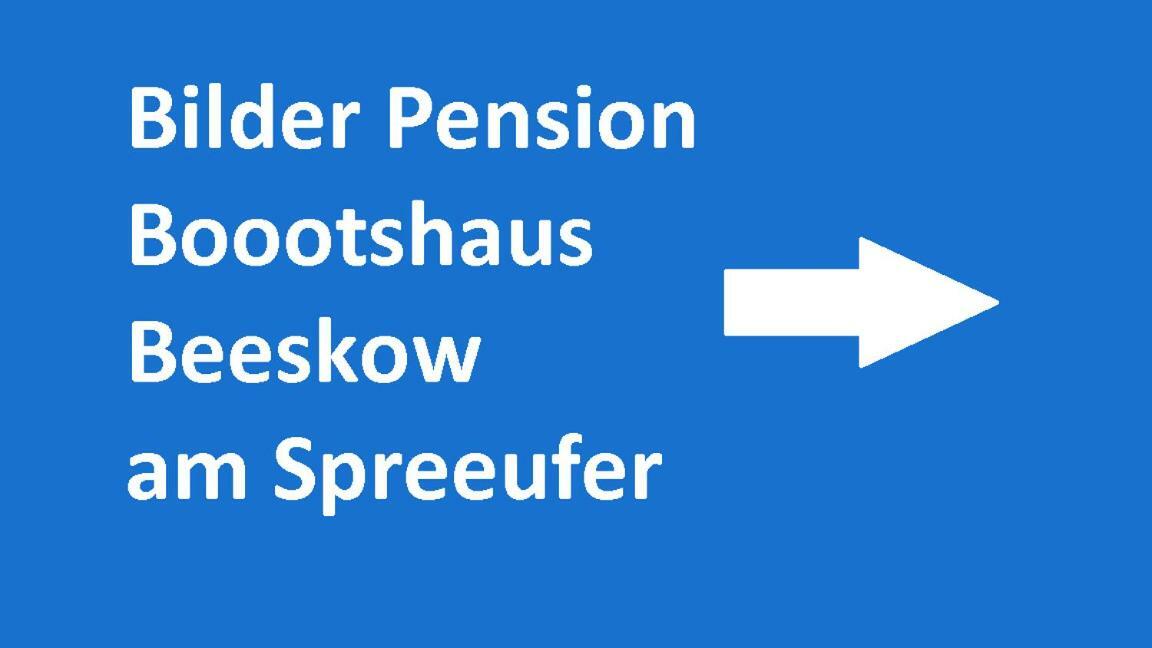 贝斯科 Boootshaus - Am Spreeufer酒店 外观 照片